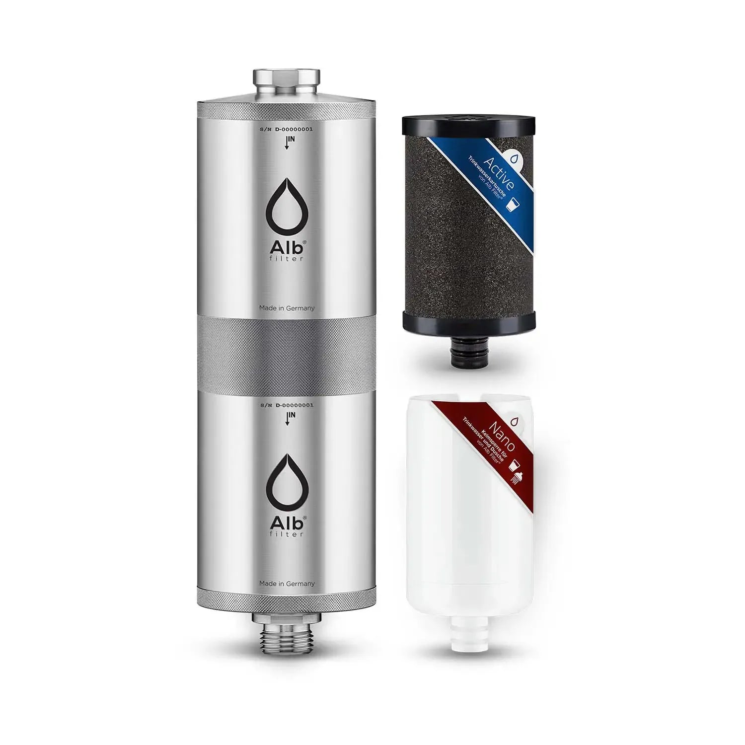 Alb Fusion Wasserfilter - Aktivekohle und Nano Filter