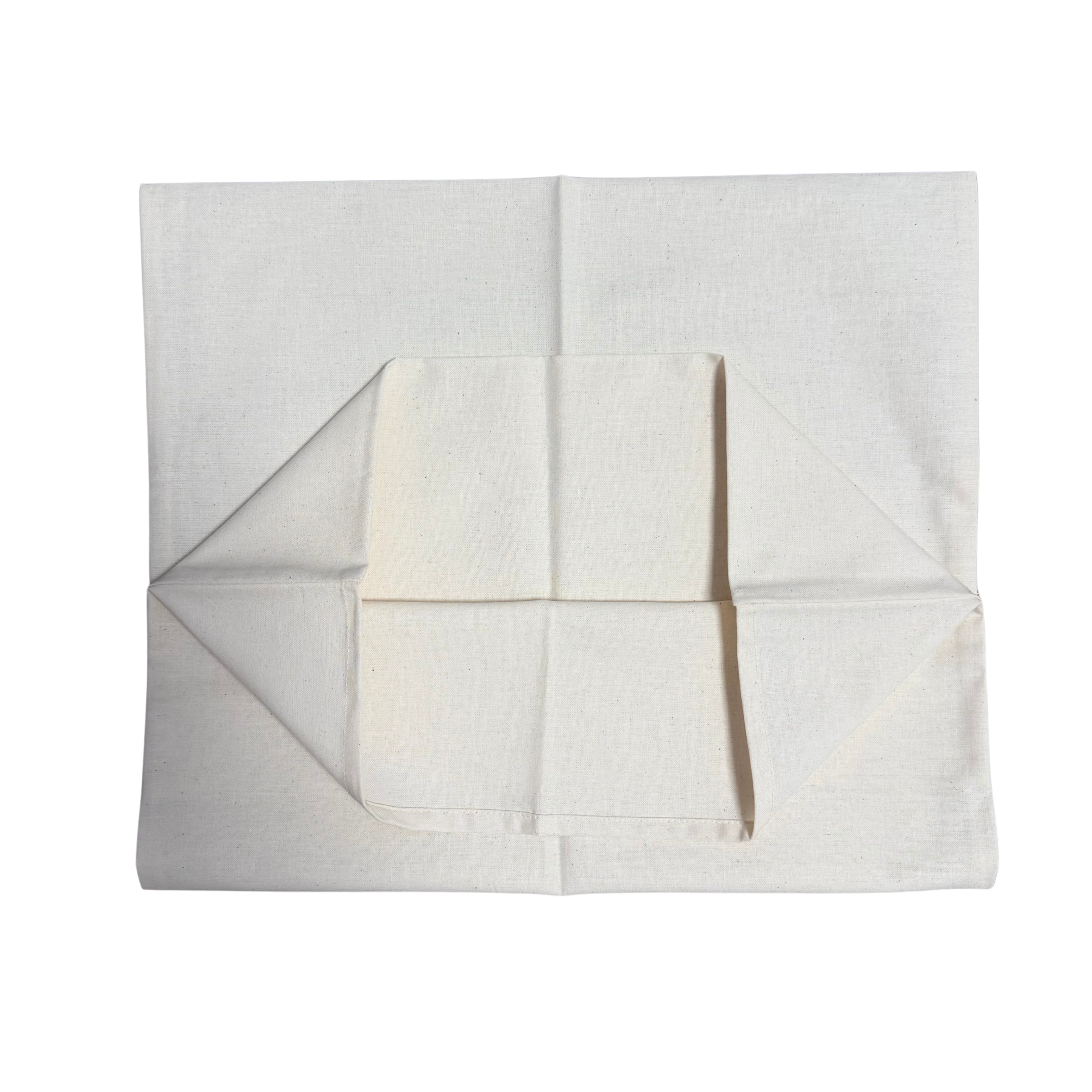 Kissenbezug Bio Baumwolle mit Hotelverschluss 40 x 60cm