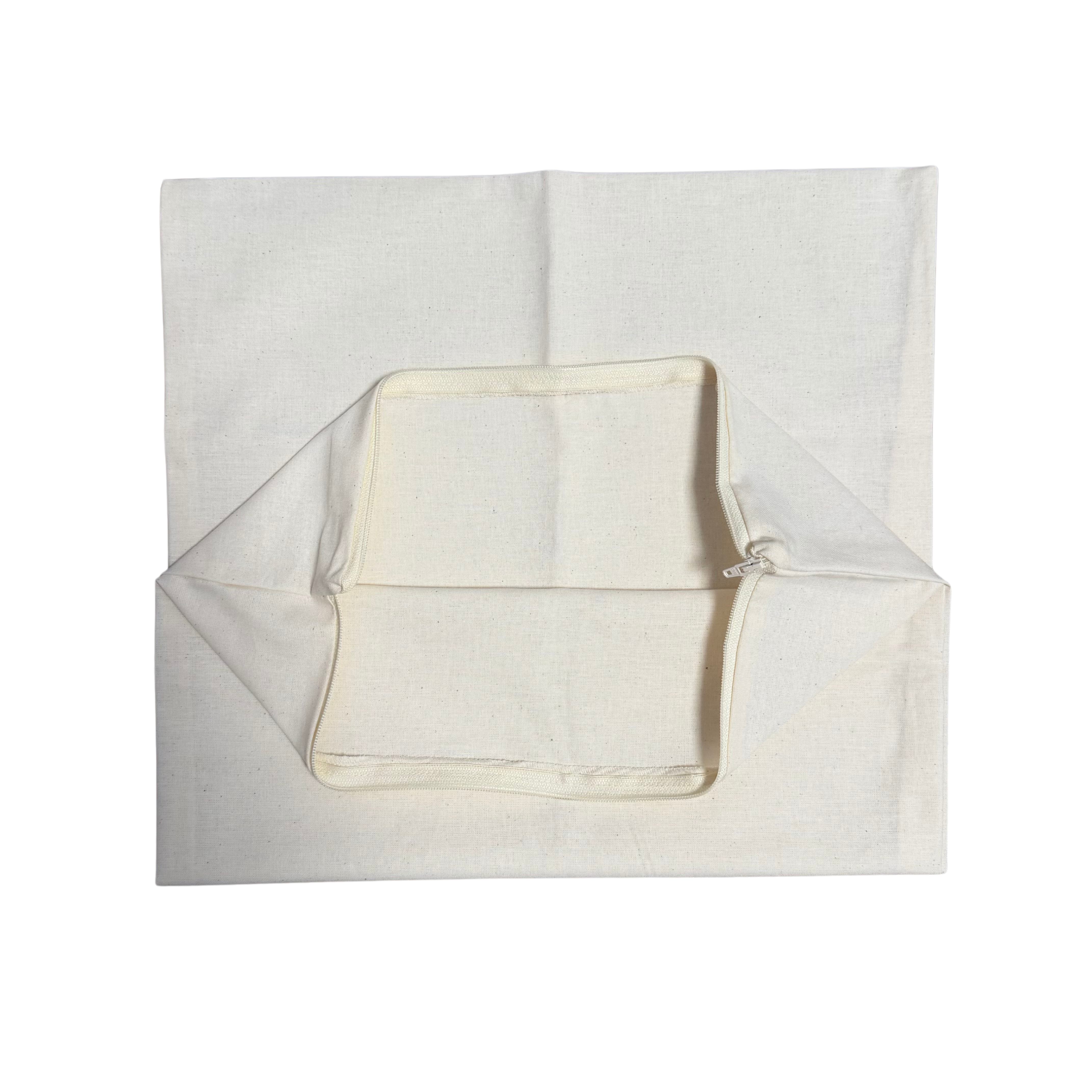 Kissenbezug Bio Baumwolle mit Reissverschluss 40 x 60 cm