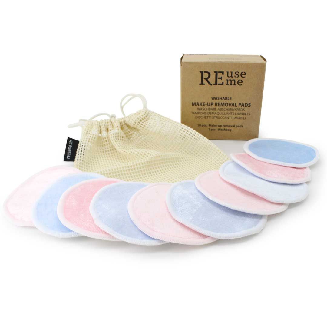 ReUseMe waschbare Abschminkspads (10 Stk.) inkl. Washbag