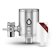 Alb Filter - Duo Nano - Wasserfilter für den Wasserhahn Edelstahl Natur