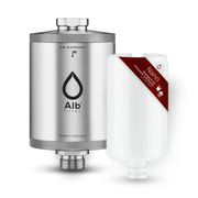 Alb Filter - Duschfilter Nano Edelstahl Natur / ohne Protect