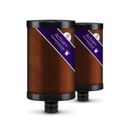 Doppelpack Active Plus Filterkartusche. Polymer Kartusche mit Aufnahmen aus Biopolymeren