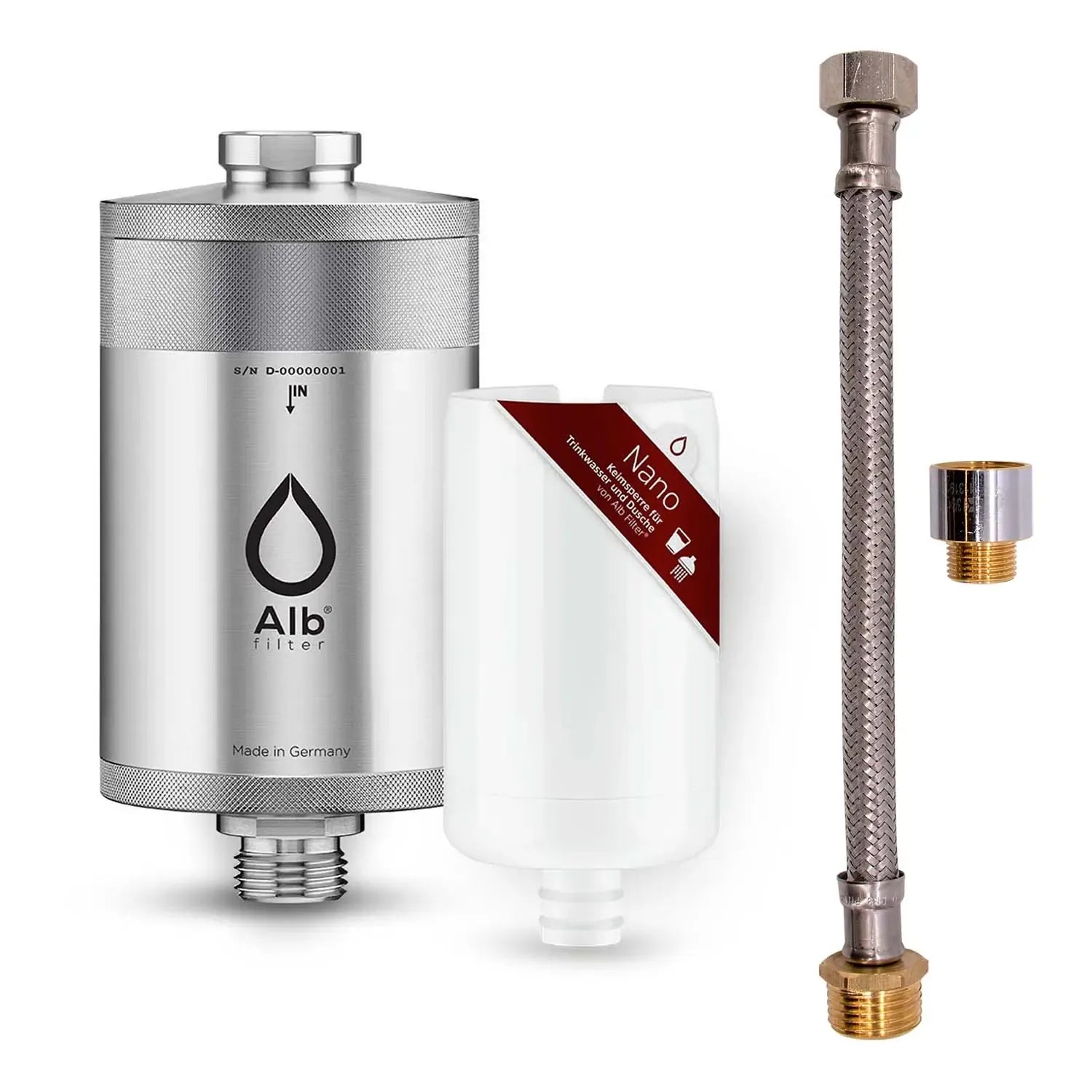 Alb Filter - Trinkwasserfilter Nano Edelstahl / Standard / mit Protect