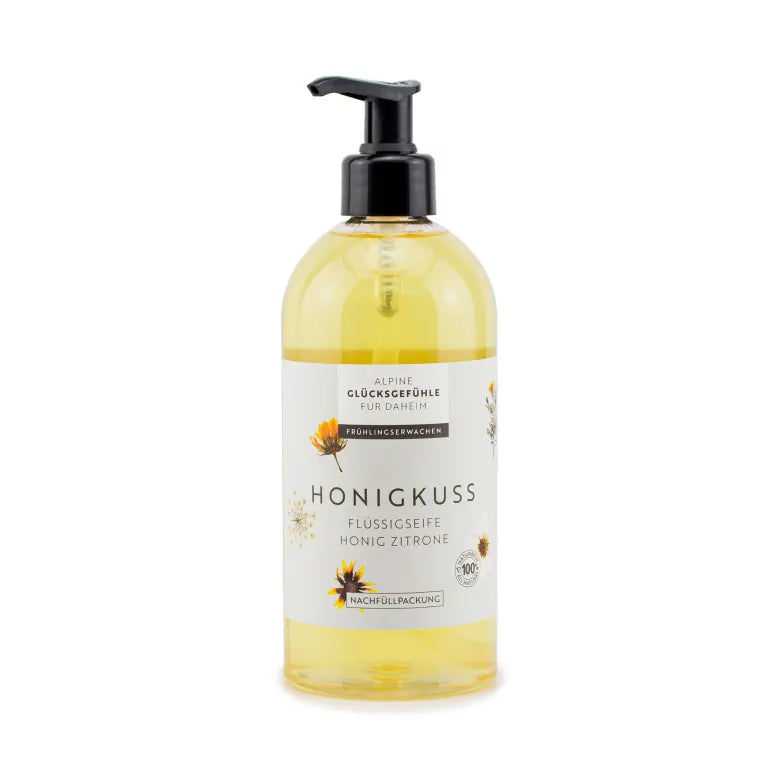 Honigkuss Flüssigseife Honig & Zitrone