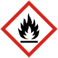 Gefahrensymbol GHS02 HOCHENTZÜNDLICH