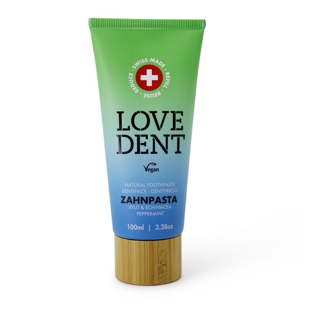 LOVE DENT natürliche Zahnpasta mit Birkenzucker & Echinacea