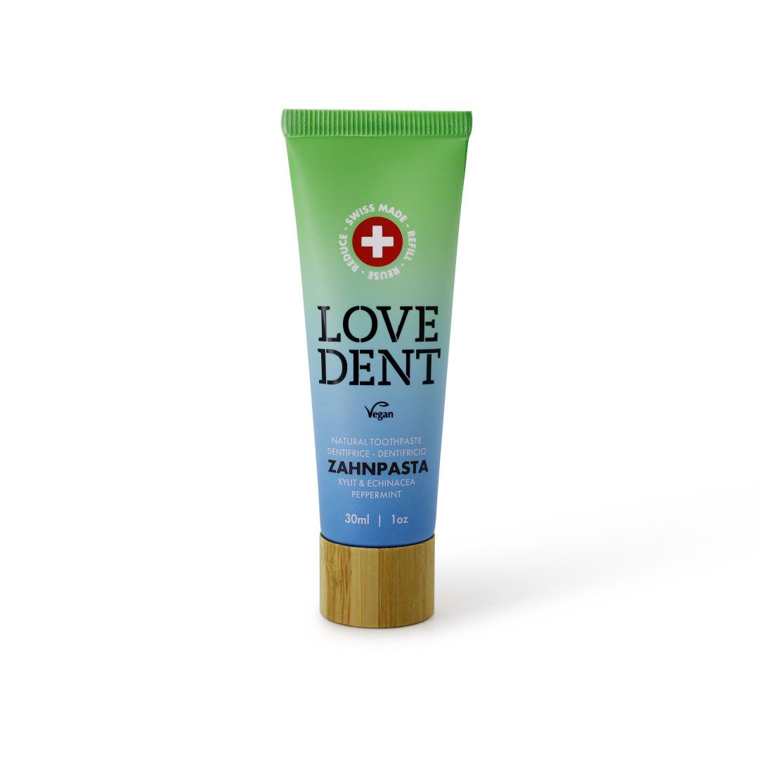 LOVE DENT natürliche Zahnpasta mit Birkenzucker & Echinacea