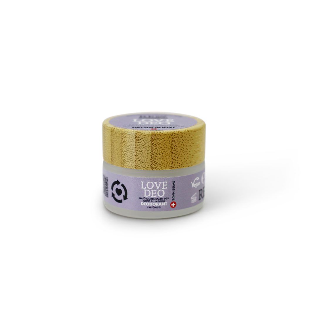 LOVE DEO, natürliches Basen-DEO ohne Aluminium, parfumfrei