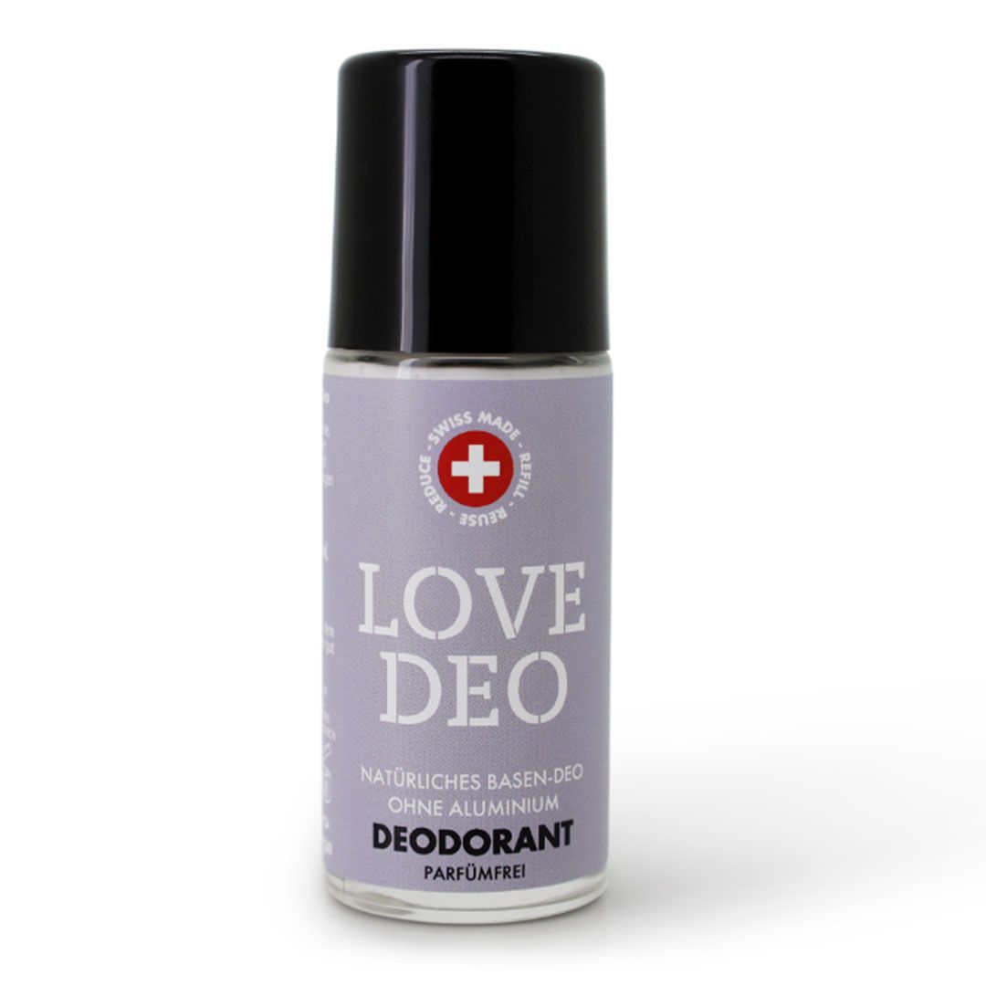 LOVE DEO, natürliches Basen-DEO ohne Aluminium, parfumfrei