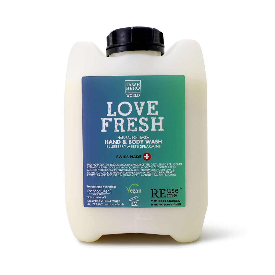 LOVE FRESH Hand & Body Wash Blueberry meets Spearmint