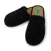ReUseMe FLUFFY SLIPPERS, schwarz (Flauschige Schlappen)