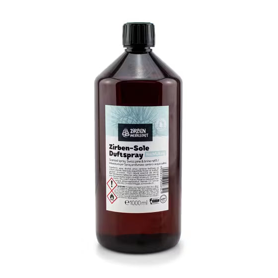 Zirben-Sole Nachfüllung, naturrein, PET 1000ml